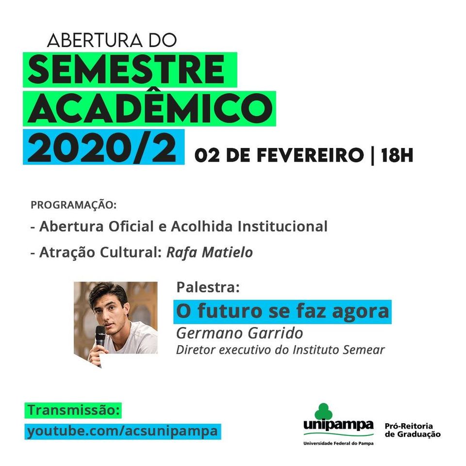 Abertura do Semestre Acadêmico 2020/02