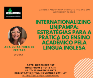 Internationalizing Unipampa: Estratégias para a Prática do Ensino Acadêmico pela Língua Inglesa