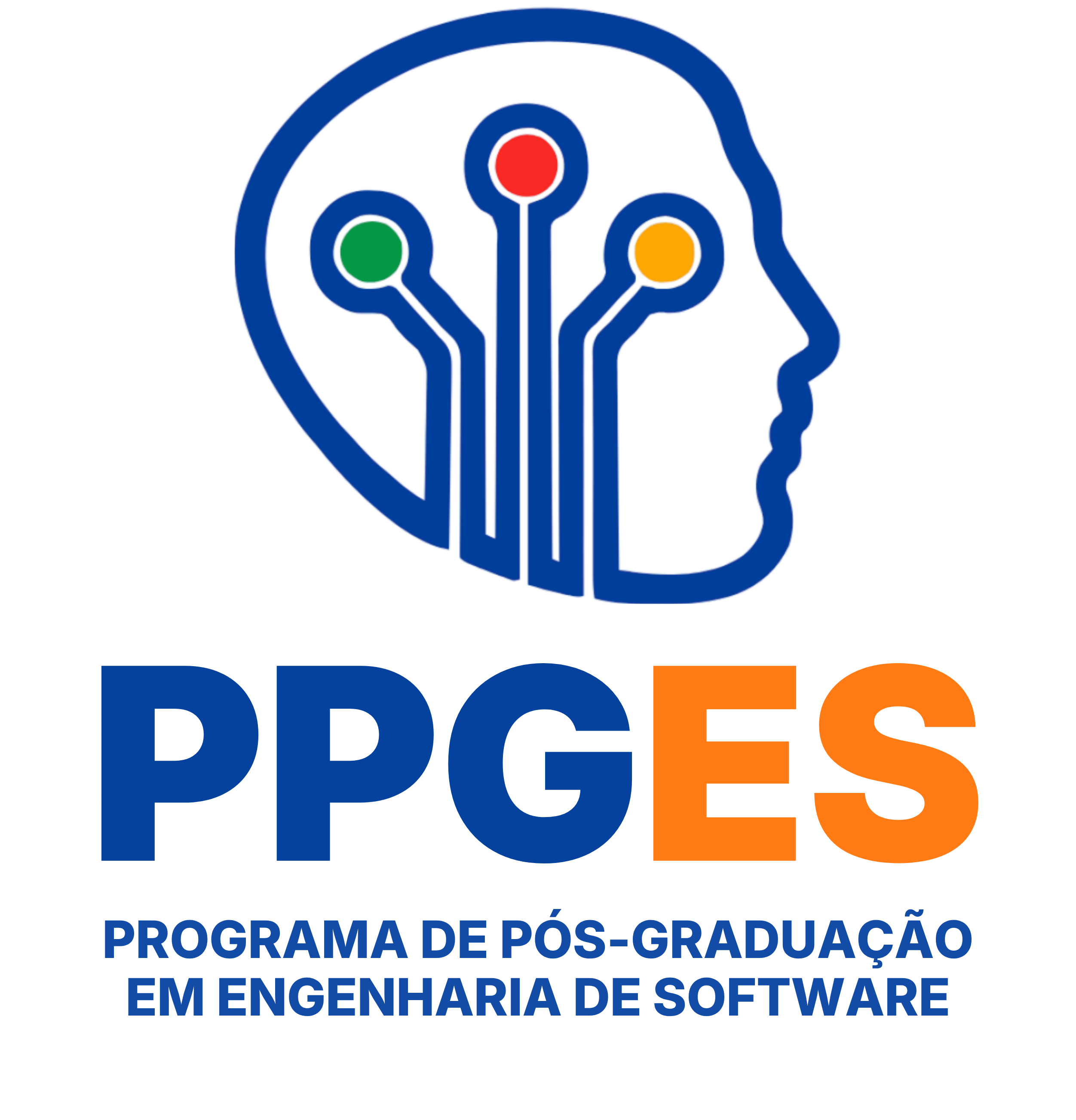 Logomarca vertical do PPGES