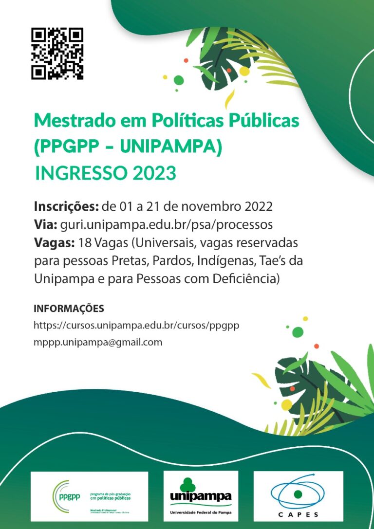 EDITAL 376 – 2023 – PPGPP-UNIPAMPA