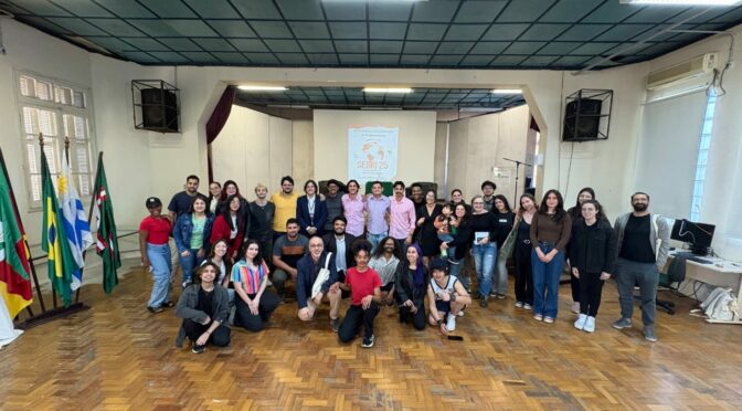 Palestra de abertura da Semana Binacional de Relações Internacionais 2025